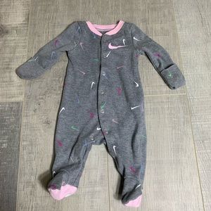 Baby Girl Newborn Nike Onsie